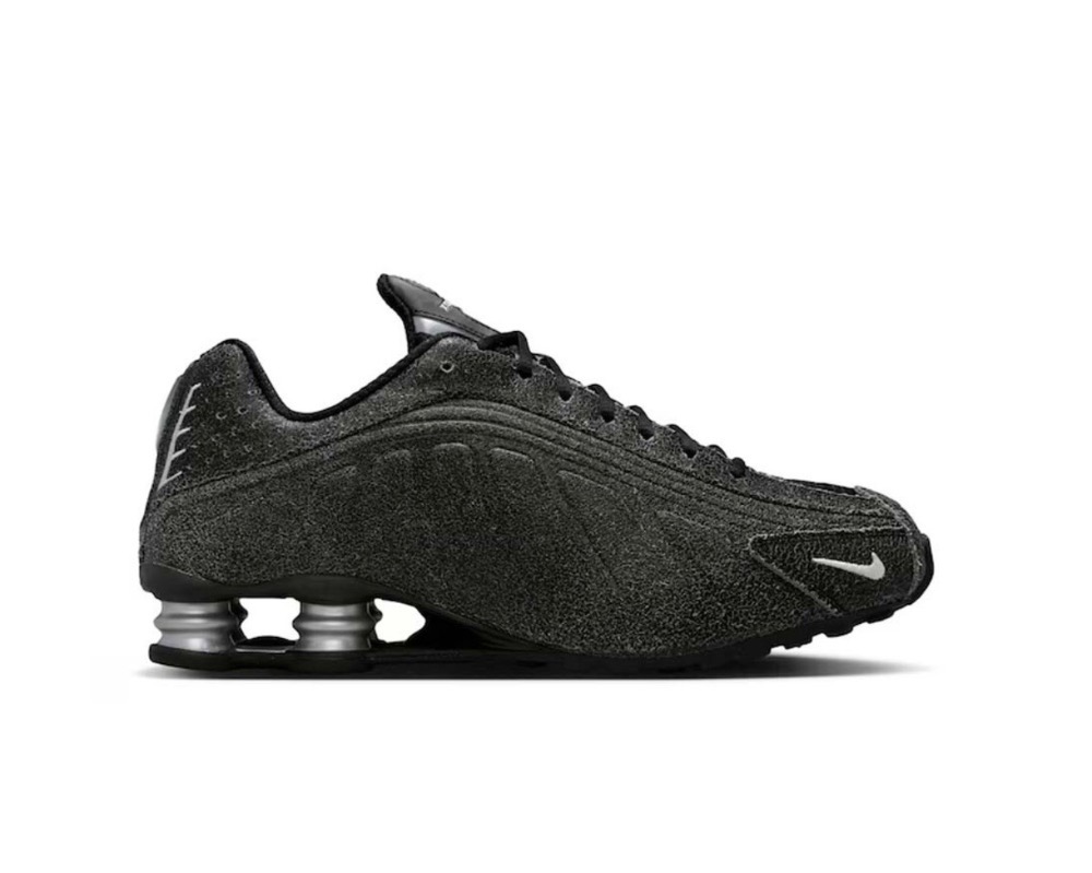 Nike Shox R4 Black Distressed — 36, Novo