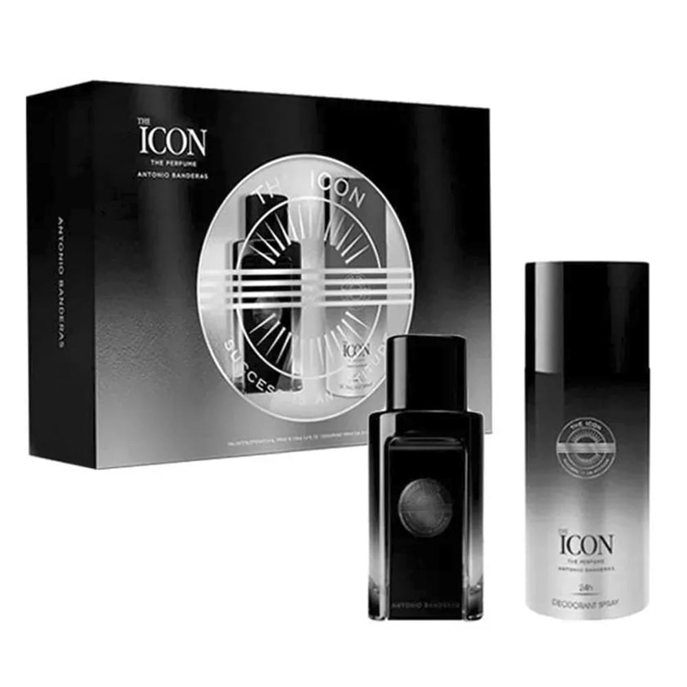 Kit Antonio Banderas Icon Eau De Parfum 100ml + Deodorant Spray Icon 150ml