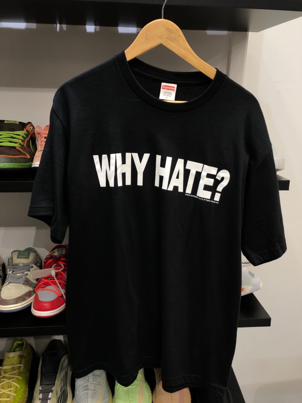 Camiseta Supreme Based Tee Black SS26-W18 — G, Novo