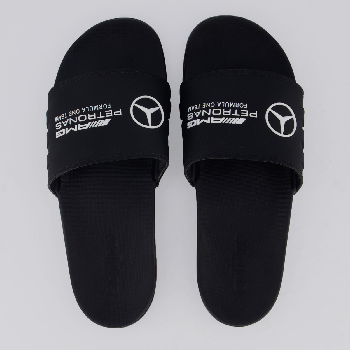 Chinelo Adidas Adilette Comfort Mercedes AMG Petronas Preto
