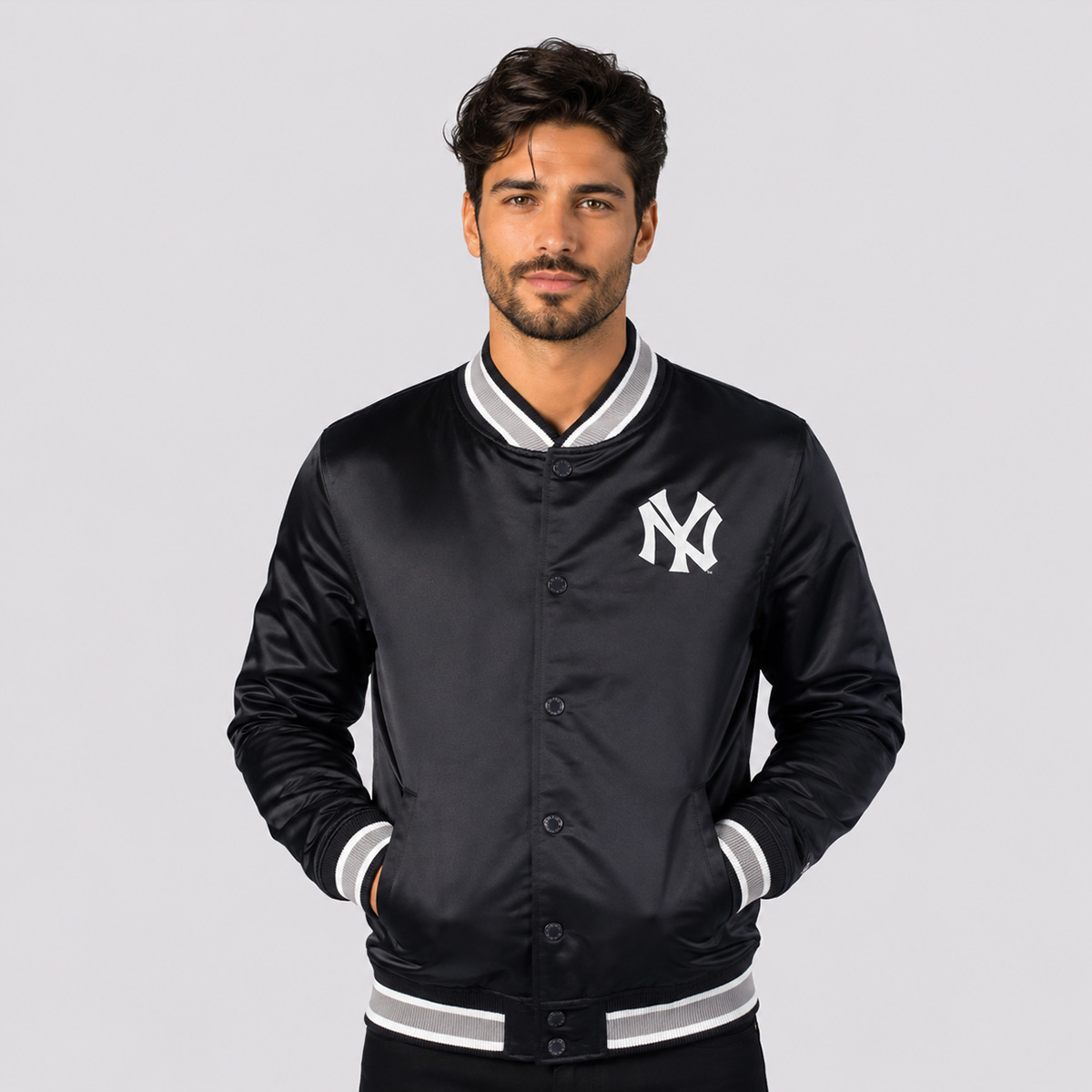 Jaqueta New Era New York Yankees MLB H1 Corta Vento Marinho