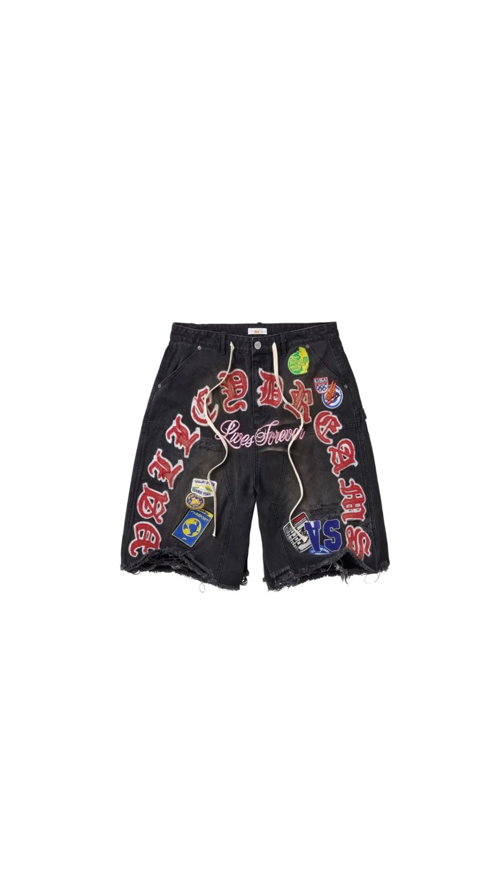 Jorts Vale Lives Forever Workshop Black — 42, Novo