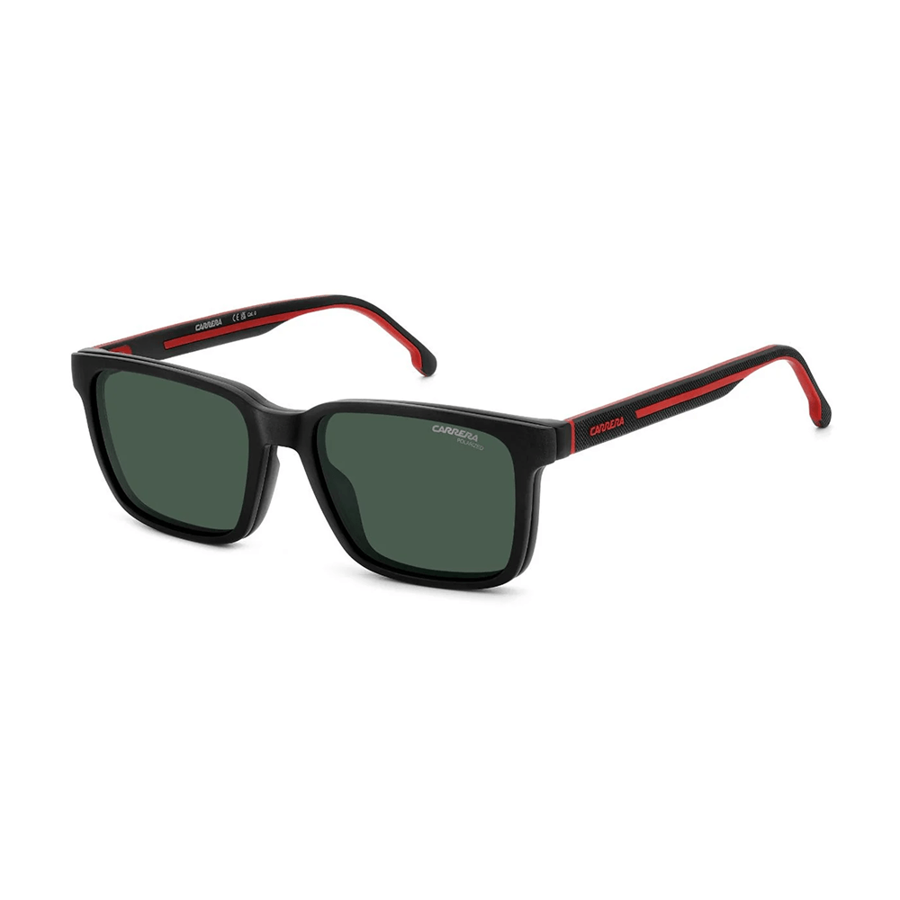 Foto 2 de Armação para Óculos de Grau Masculina Carrera CA 8069/CS BLX Preto e Vermelho