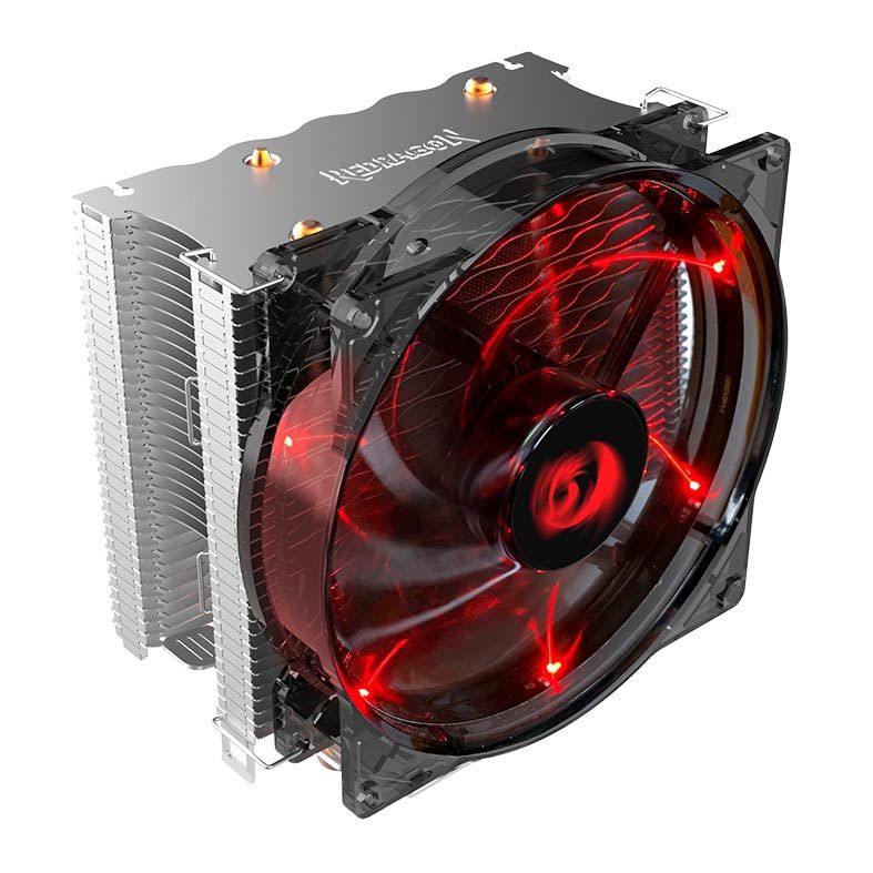 Foto 3 de Cooler Para Processador Redragon Reaver Led Vermelho, CC-1011