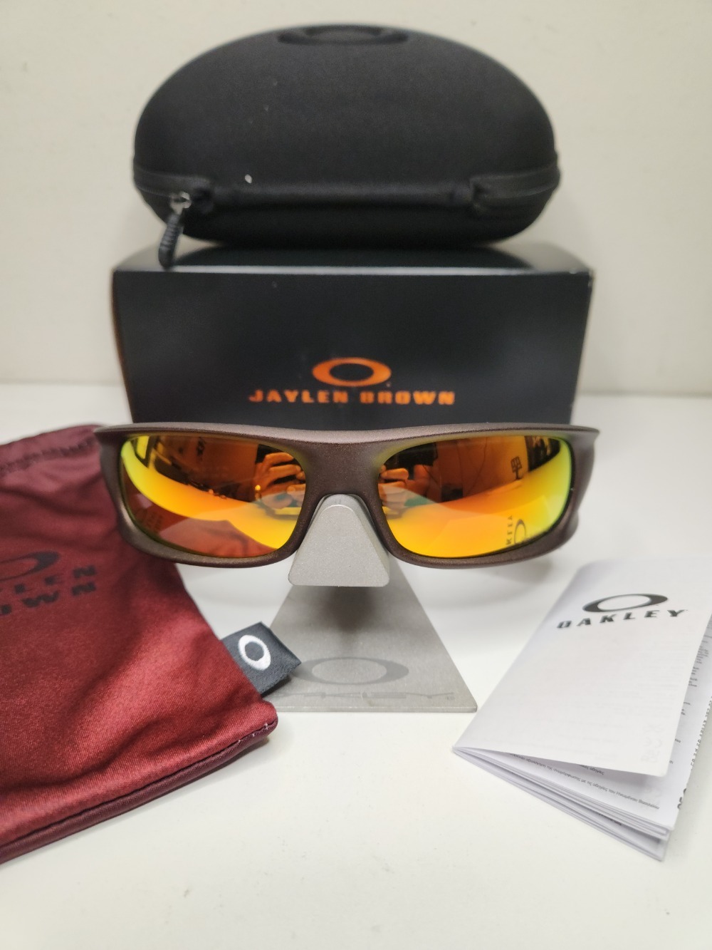 Óculos Oakley Highland Jaylen Signature Series Brown — Único, Novo