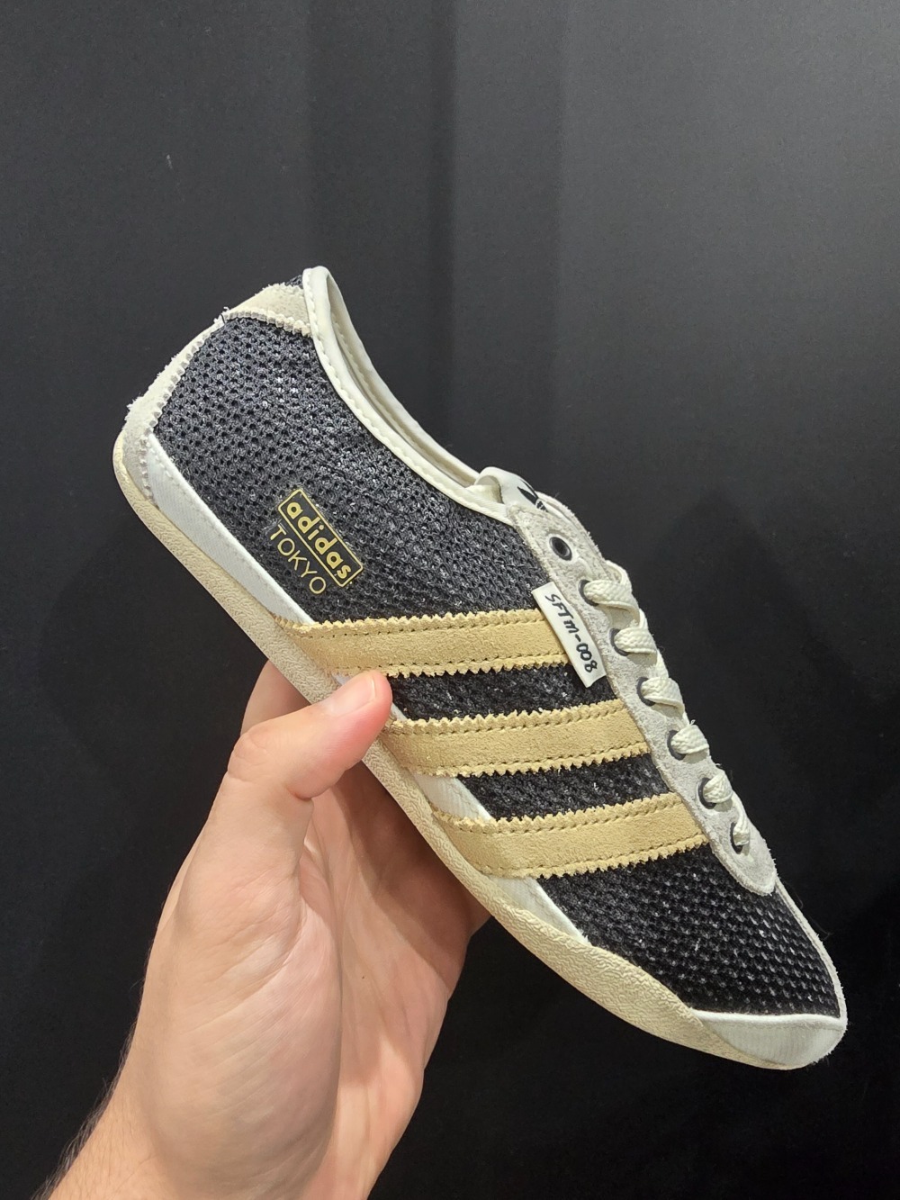 Song For The Mute x adidas Tokyo Core Black Beige Tone Gold Metallic — 36 / 37 / 38 / 39 / 40 / 41 / 43, Novo