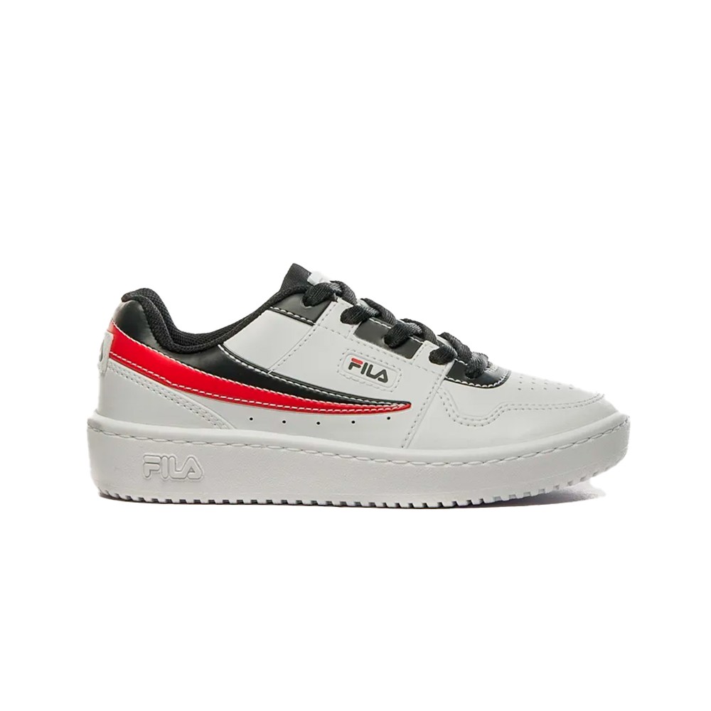 Fila Arcade White Red Black Infantil — 34 / 36 / 26 / 27 / 28 / 29 / 30 / 33, Novo