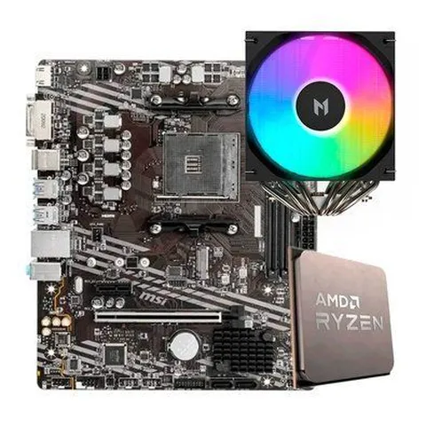 Foto 2 de Placa-Mãe MSI B550M-A PRO + Ryzen 7 5700X