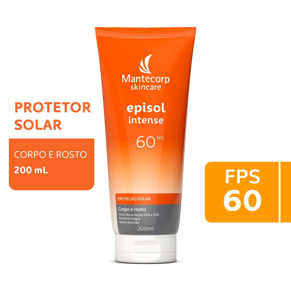 Foto 2 de Protetor Solar Facial e Corporal Mantecorp Skincare – Episol Intense FPS60 — 200ml