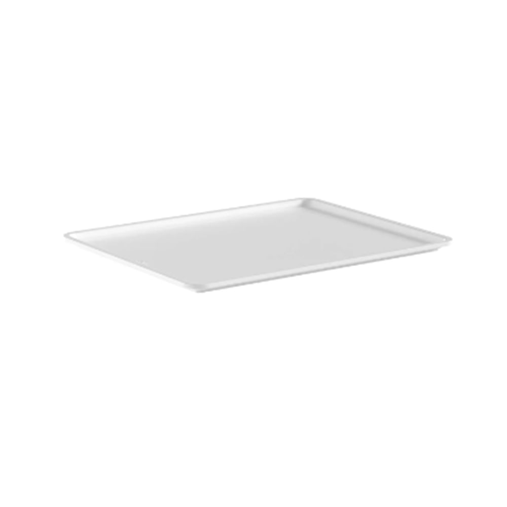 Tampa Para Cesto Branco Flow 34X27cm - Ou