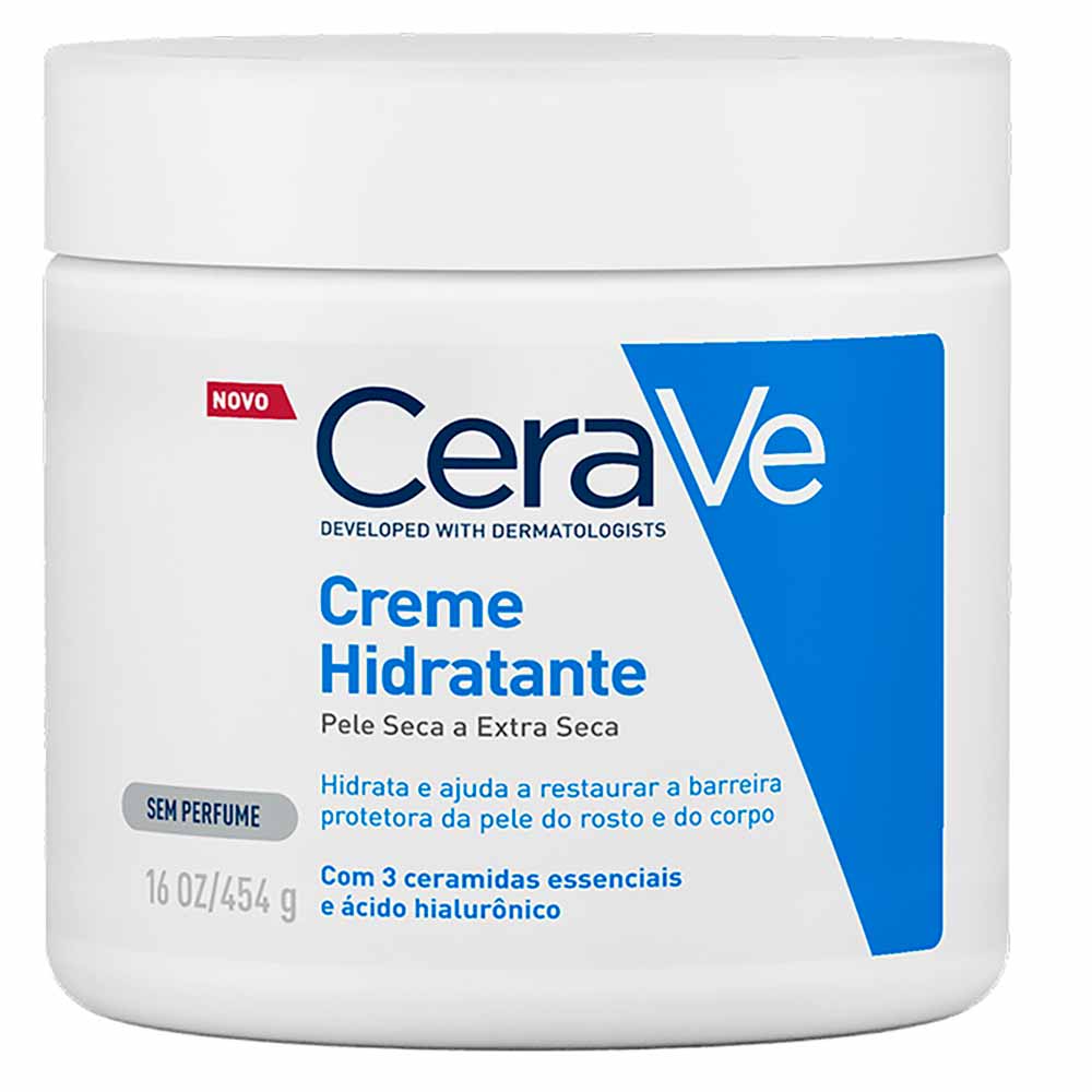 Creme Hidratante para Pele Seca a Extra Seca 48h de Hidratação CeraVe — 454g