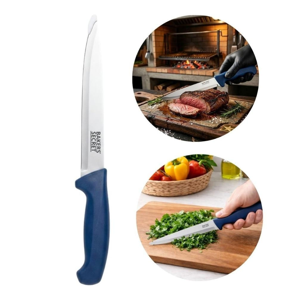 Faca do Chef 8" Inox Cozinha Carne Multiuso Profissional