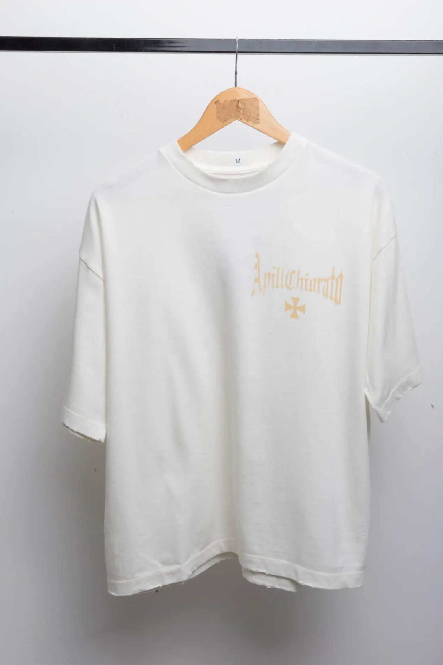 Camiseta APILL Chiorato Cross Off White — P / XG / XXG, Novo
