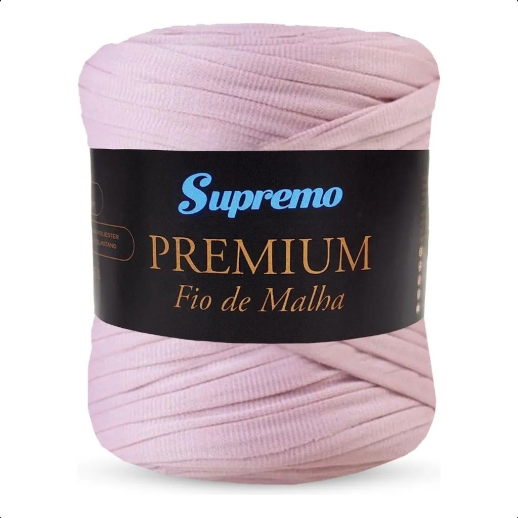 Foto 2 de FIO DE MALHA PREMIUM SUPREMO 28mm COM 140m PARA CROCHÊ