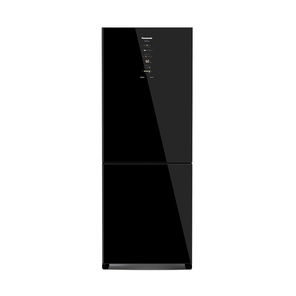 Geladeira Panasonic BB65 Black Glass Inverse Frost Free 467L Inverter A - NR-BB65GV7B Black Glass / Bivolt