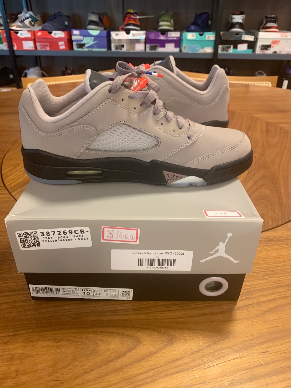 Paris Saint-German x Air Jordan 5 Retro Low Paname — 42, Novo