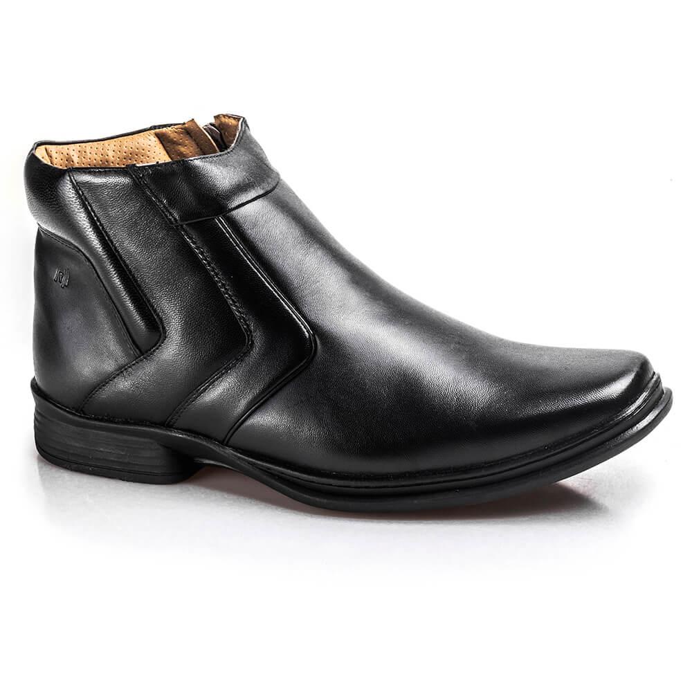 Bota Soft Confort Boots Couro Rafarillo Macio Confortavel