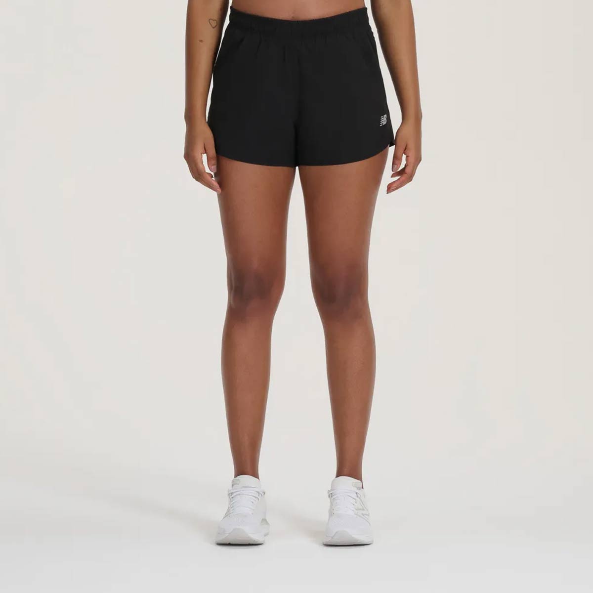 Shorts New Balance Sport Essentials Run 3 Feminino Preto