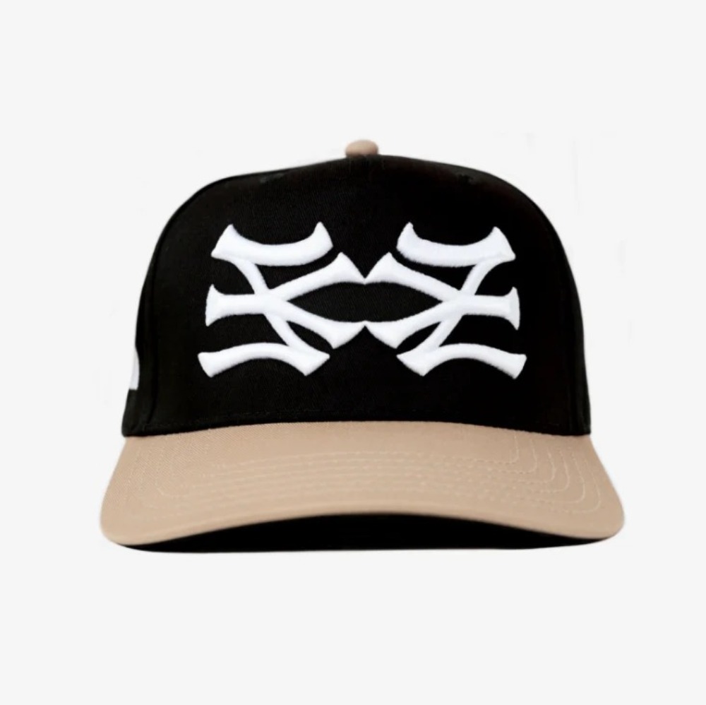 Boné oMA Studios NY NY Curved Brim Black Tan — Único, Novo