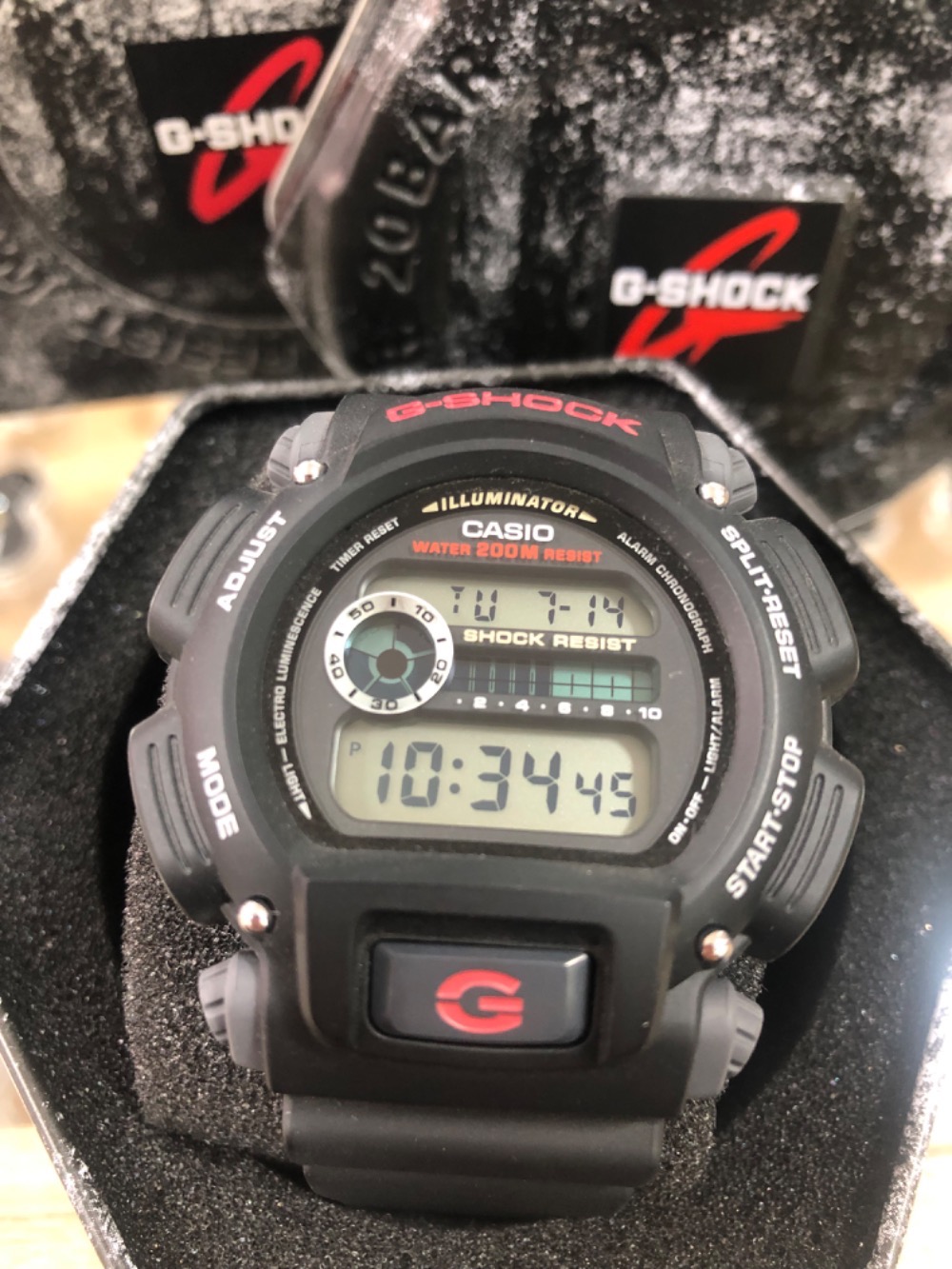 Relógio Casio G-Shock Black DW-9052-1VDR — Único, Novo