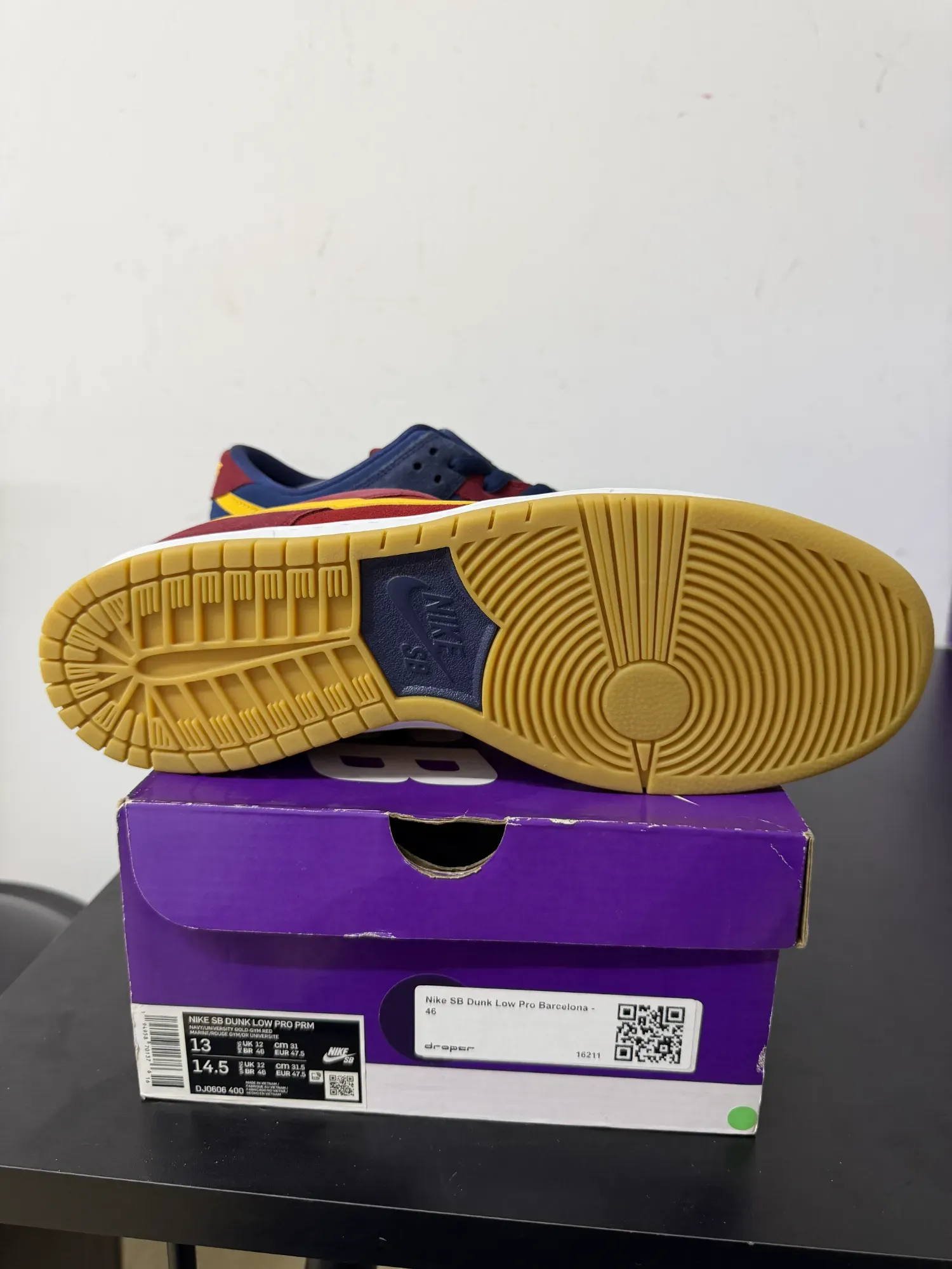 Foto 3 de Nike SB Dunk Low Pro Barcelona — 46, Novo