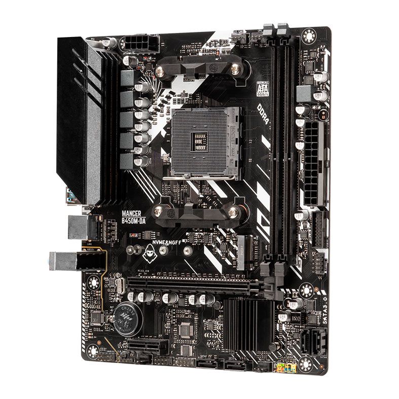 Foto 3 de Placa Mae Mancer B450M DA V2, DDR4, Socket AM4, M-ATX, Chipset AMD B450, MCR-B450M-DAV2