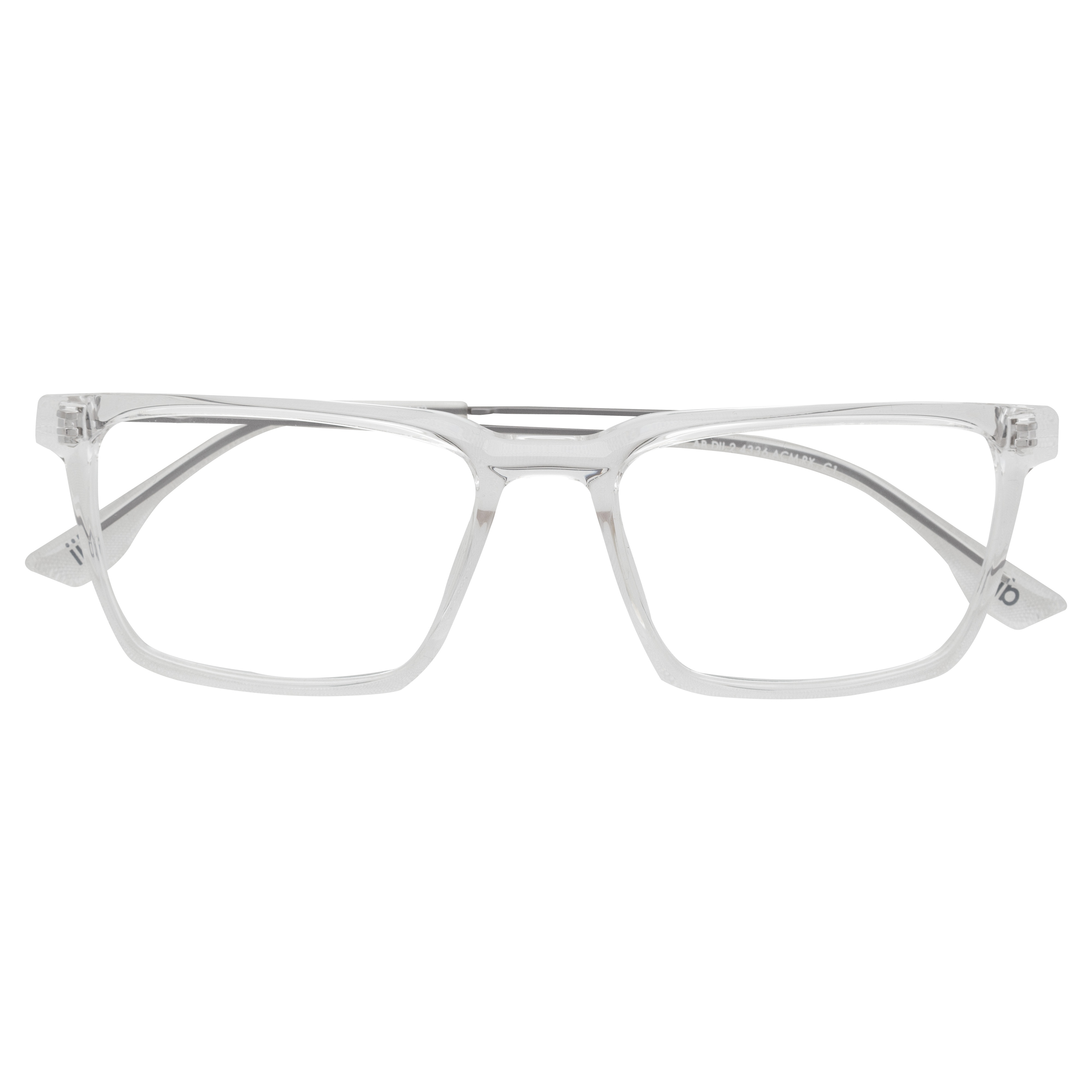 Foto 2 de Armação para Óculos de Grau Masculino Dii Collection RDII24336C1 Gelo Cristal