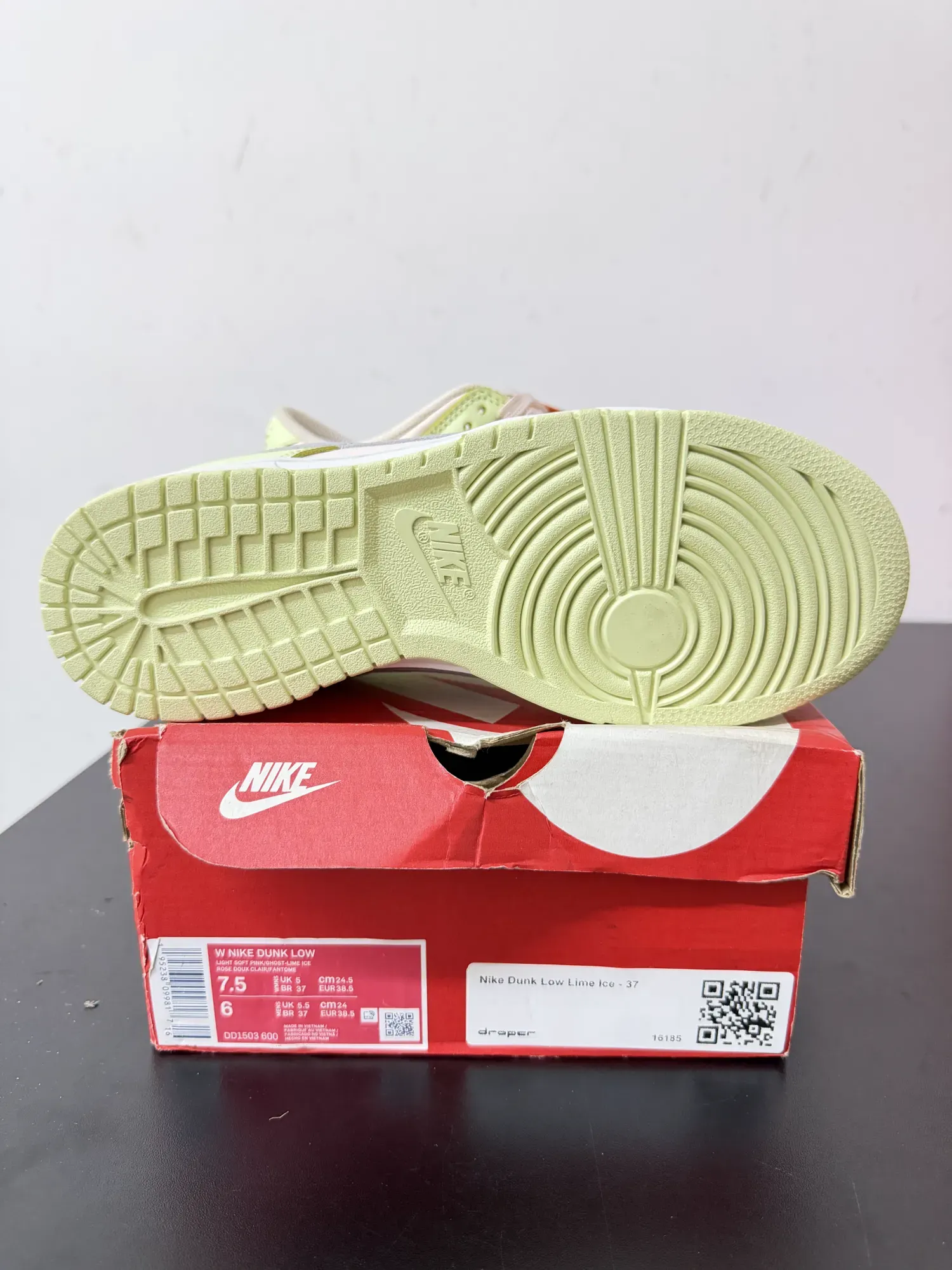 Foto 3 de Nike Dunk Low Lime Ice — 37, Novo
