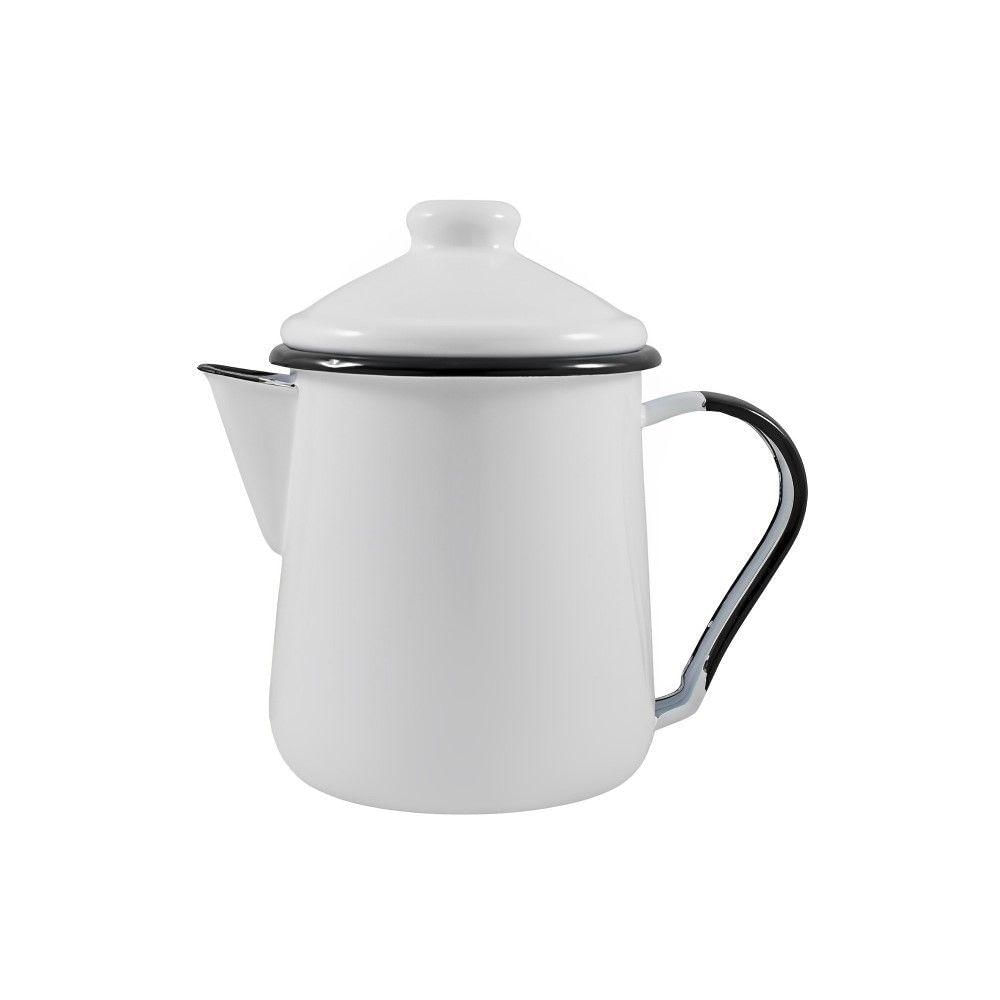 Leiteira Tradicional Esmaltada Branco 1,1 L Ewel