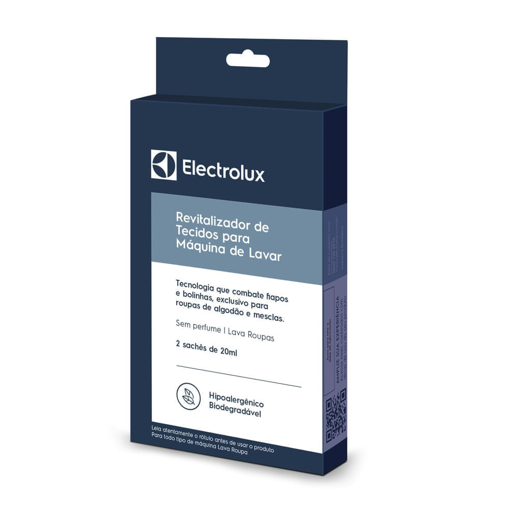 Revitalizador de Tecidos Electrolux 20ml para Máquina de Lavar Azul