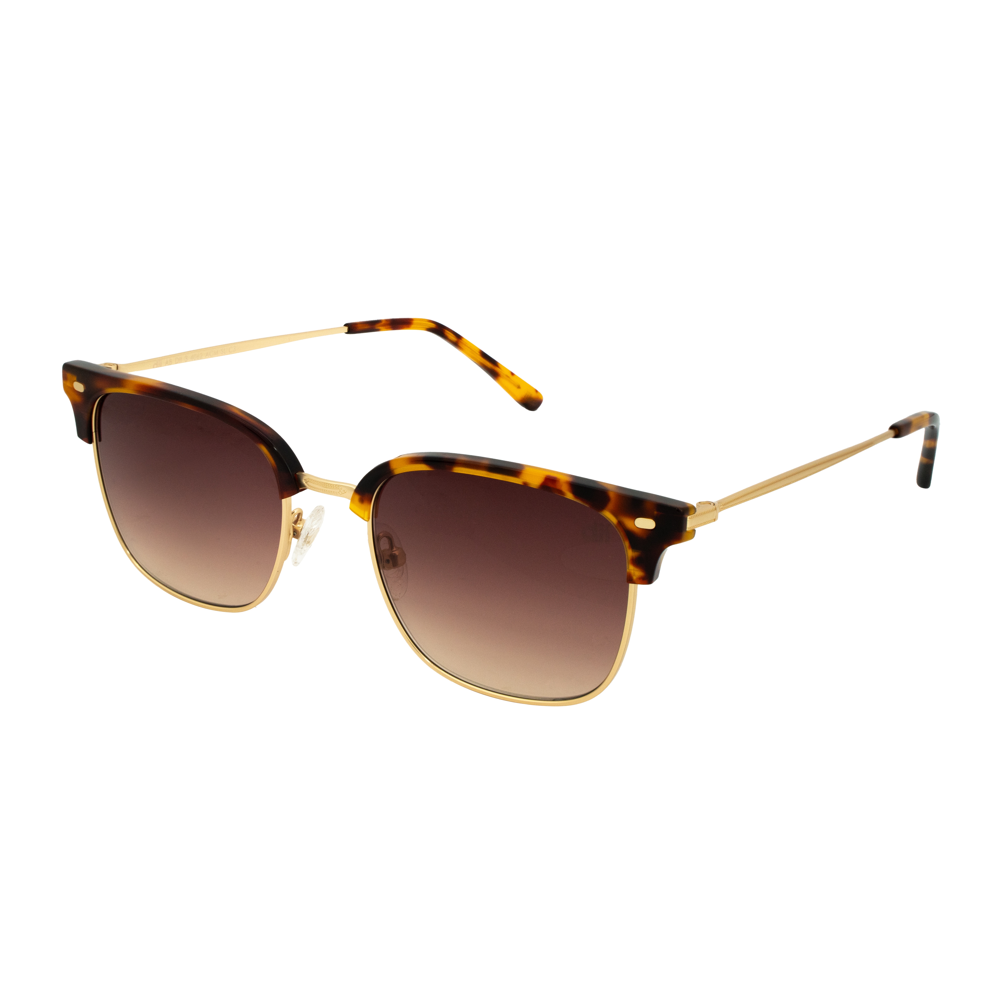 Óculos de Sol Unissex Dii Collection 3 4062 Demi Laranja com Dourado