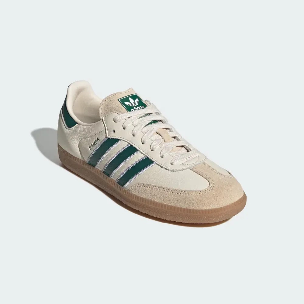 adidas Samba OG Cream White Collegiate Green Gum — 36, Novo
