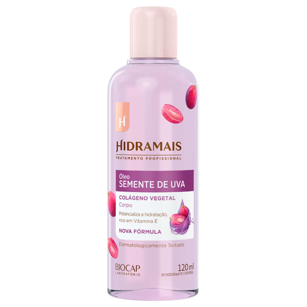 Óleo Corporal Hidramais - Semente de Uva e Colágeno — 120ml