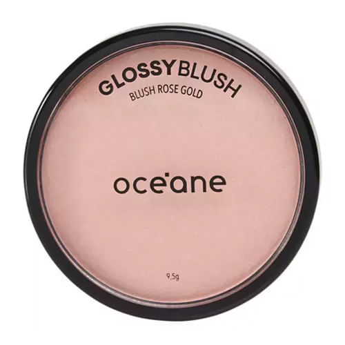 Glossy Blush Mono Océane - Blush — Rose Gold