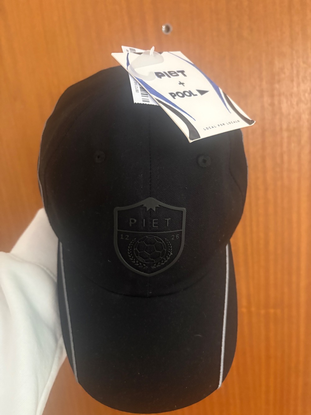 Piet x Pool Boné Aba Curva Preto — P, Novo