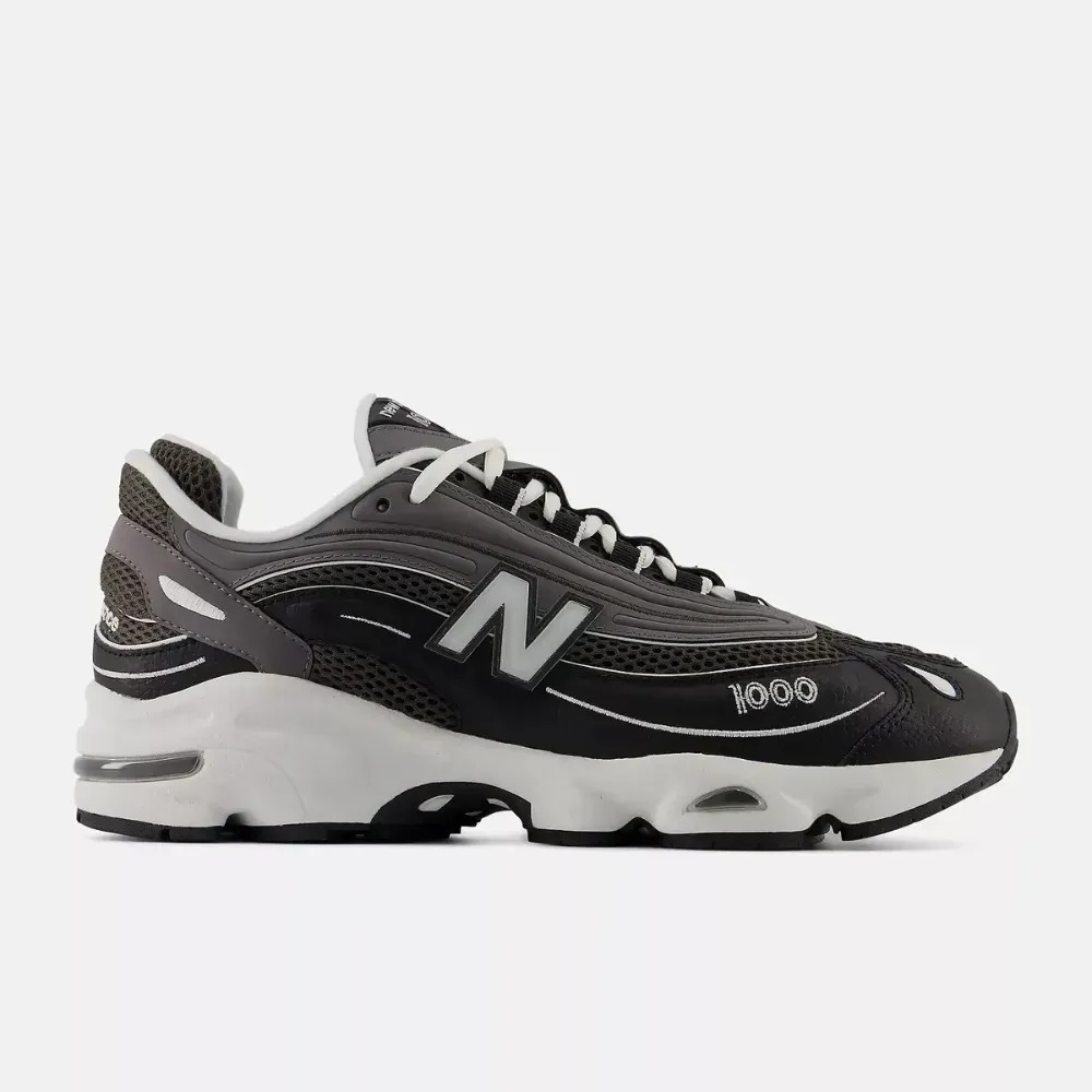 New Balance 1000 Grey Black — 39 / 40 / 41 / 42 / 43 / 44, Novo