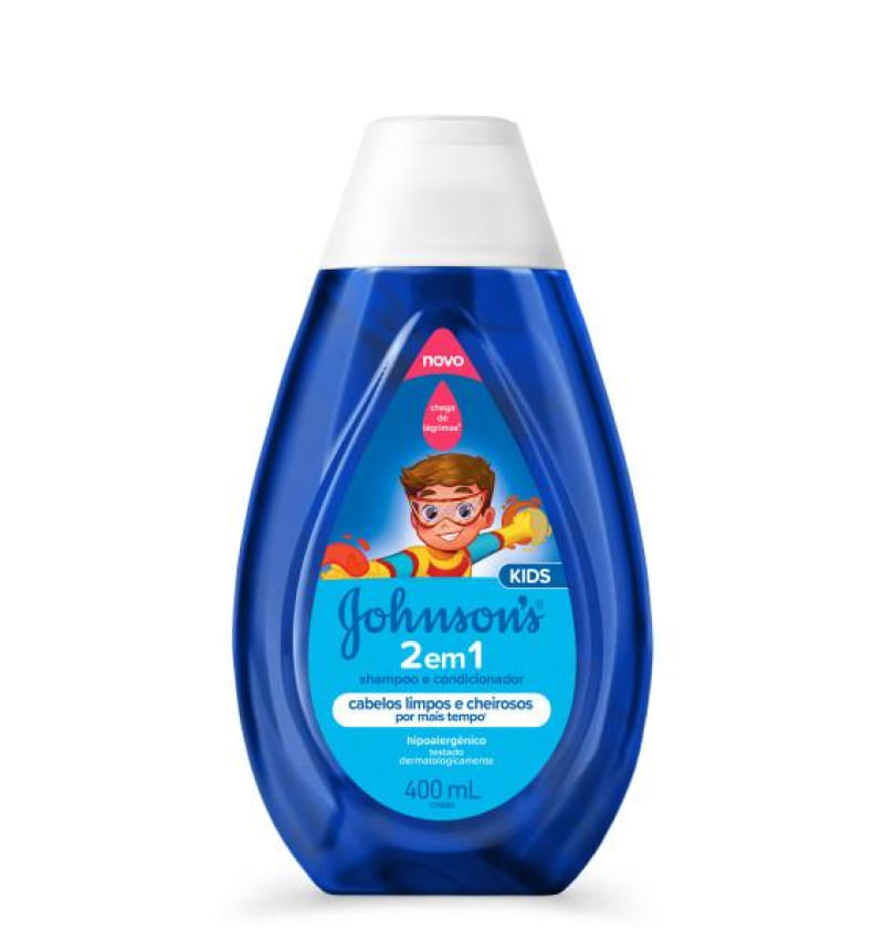 Shampoo e Condicionador Infantil Johnson's Baby 2 em 1 400ml