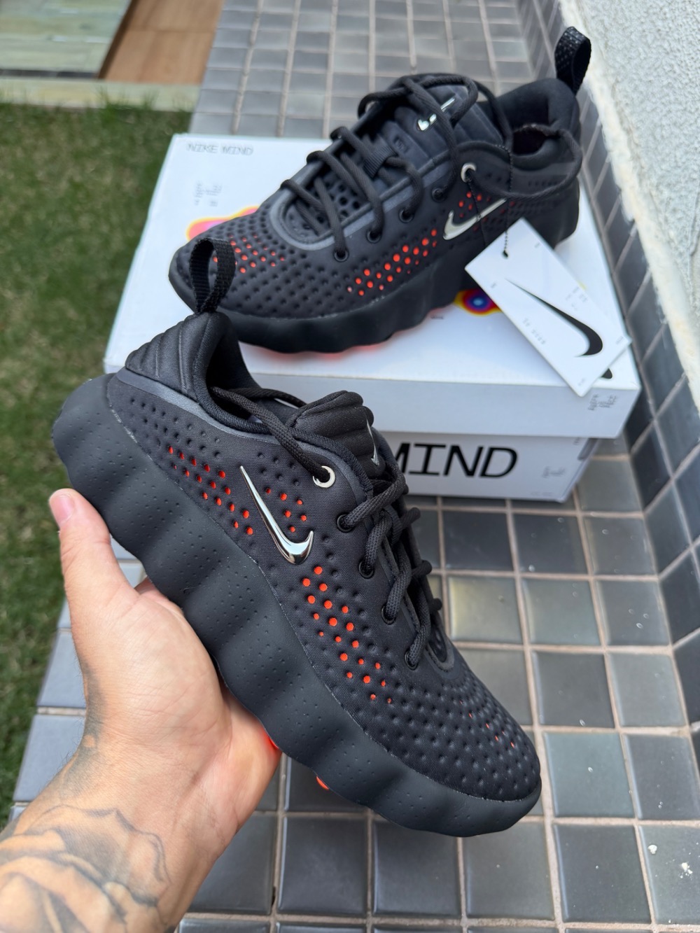 Nike Mind 002 Black Chrome Feminino — 36, Novo
