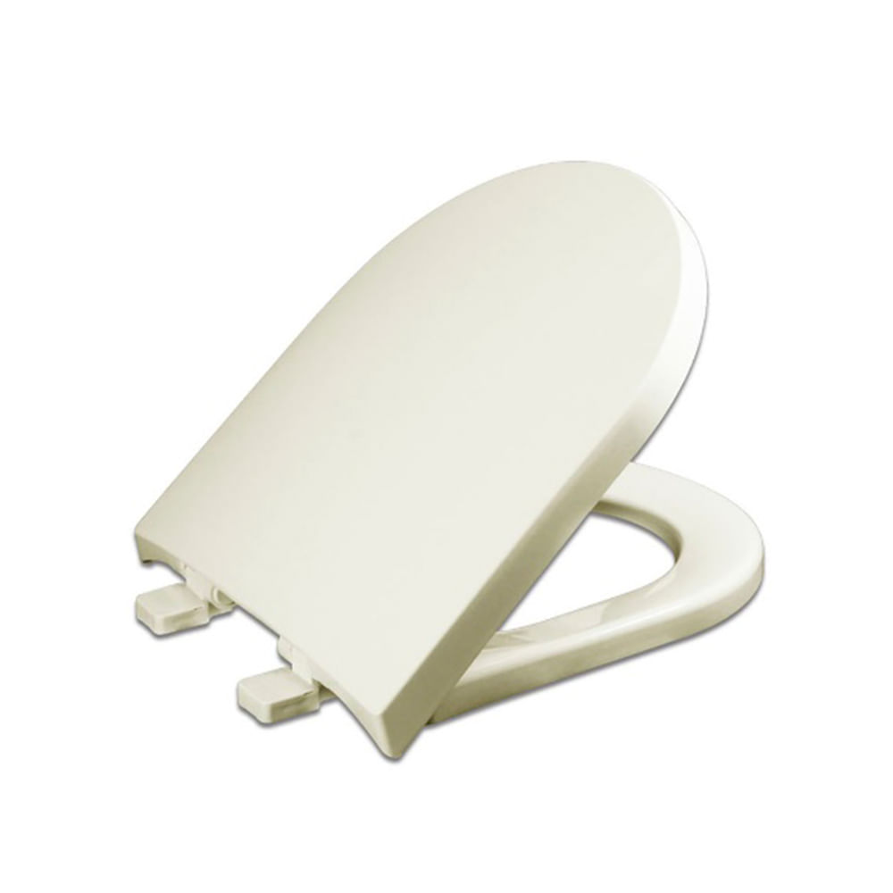 Assento sanitário Tupan Carrara termofixo Soft Close creme