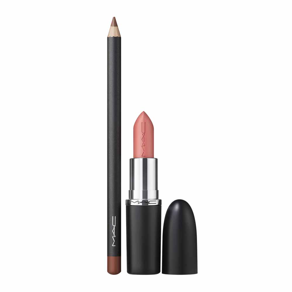 Kit MAC Lip Combo Pink - Batom + Lápis — Kit