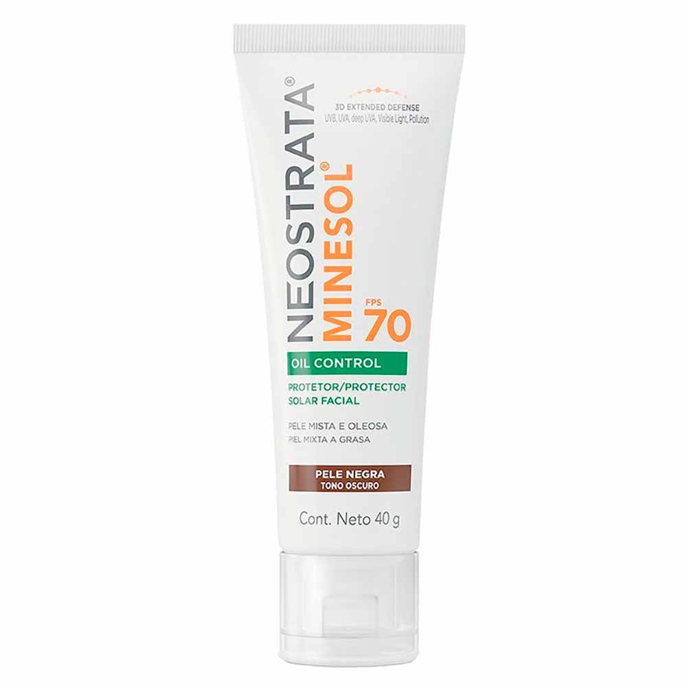 Protetor Solar Facial Neostrata Minesol Oil Control FPS 70 — Negra