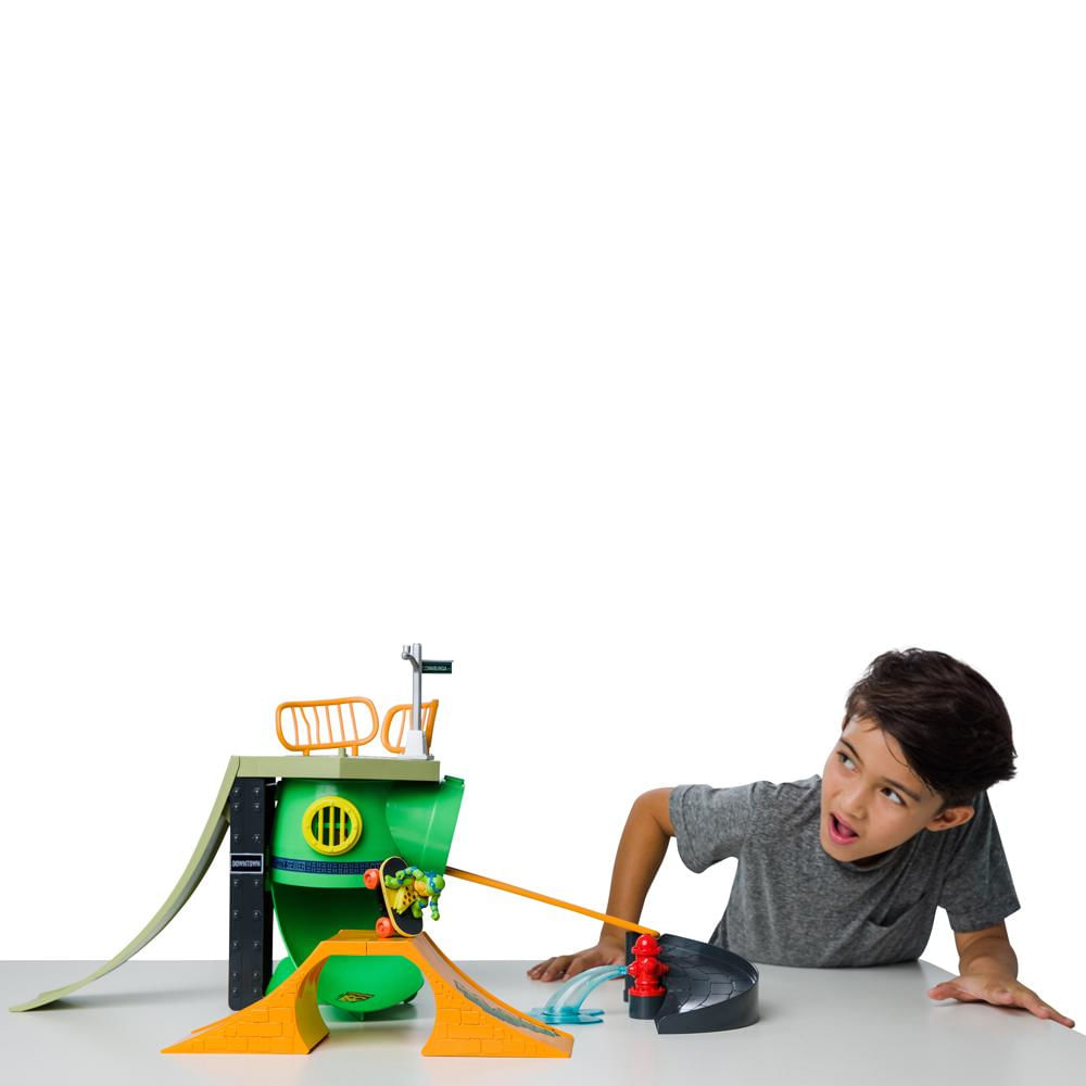 Foto 3 de Tartarugas Ninja - Pista De Skate Mayhem Playset