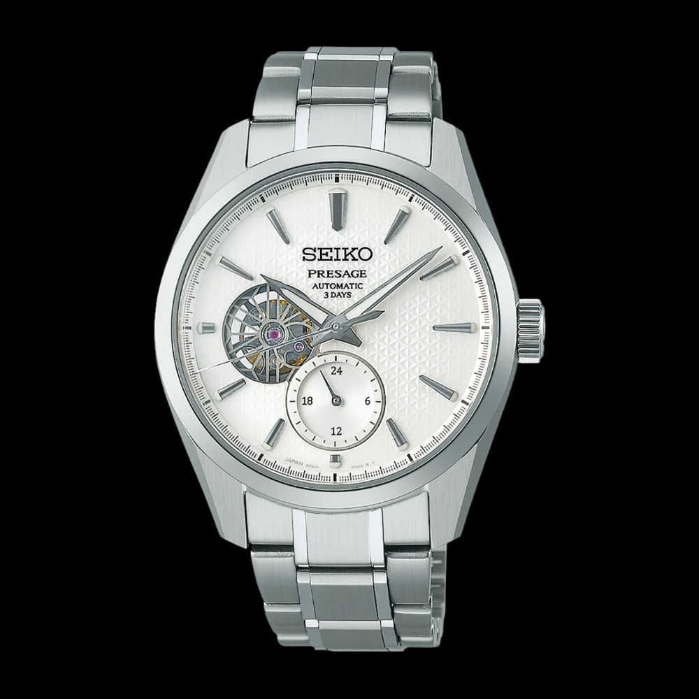 Relógio Seiko Presage Sharp Edged 3 Days Shironeri 40.2 mm — Único, Novo