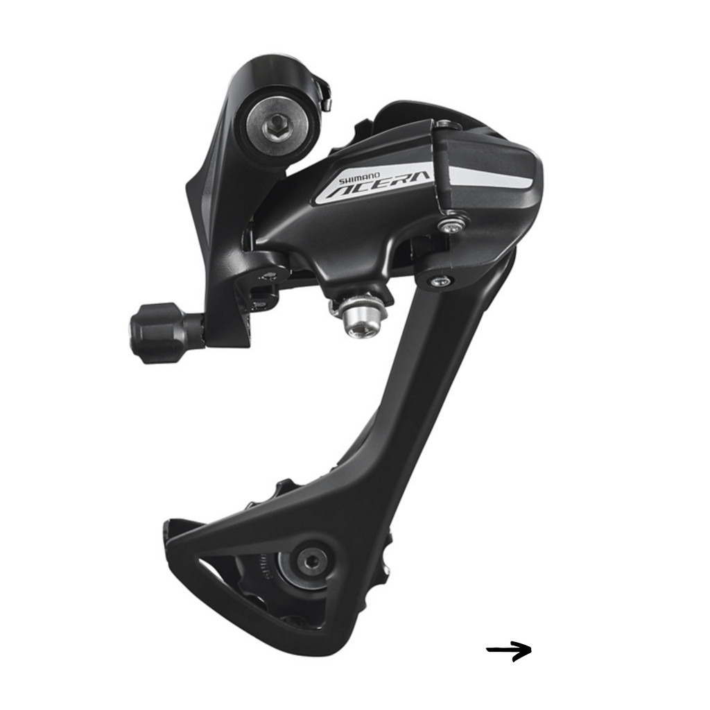 CÂMBIO TRASEIRO 8V SHIMANO ACERA RD-M3020-8 - ATÉ 40D