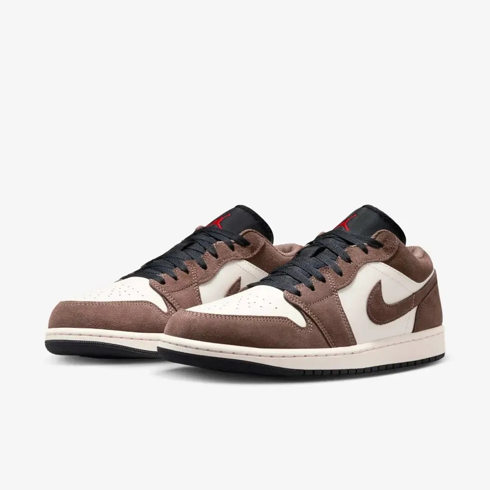 Air Jordan 1 Low Palomino Phantom Sail Black — 40.5, Novo