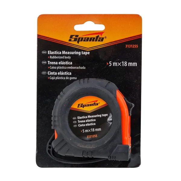 TRENA CURTA ELASTICA 5 M X 18MM ESTOJO BOR.-SPARTA
