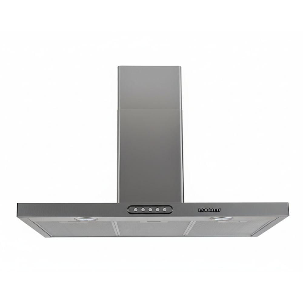 Coifa de Parede Fogatti 75cm Retangular Duto Slim Inox com Exaustor Depurador LED 110V