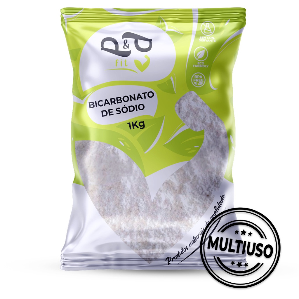 Bicarbonato de Sódio Multiuso Original 100% Puro 1Kg - P&P