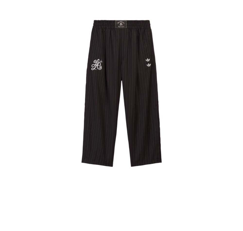 Willy Chavarria x adidas Calça Pinstripe Black — P, Novo