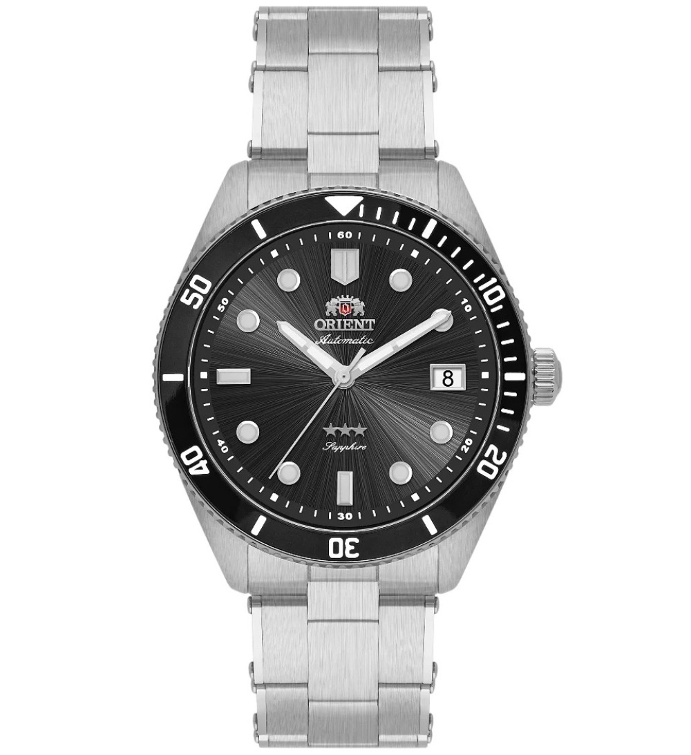Relógio Orient Automatic Sport Sea Black 39 mm — Único, Novo
